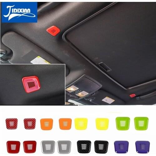 JIDIXAIN ABS Car Roof Microphone Speaker Decoration Cover Sticker for Dodge Challenger 2015+ for Dodge Charger 2015+ Accessories