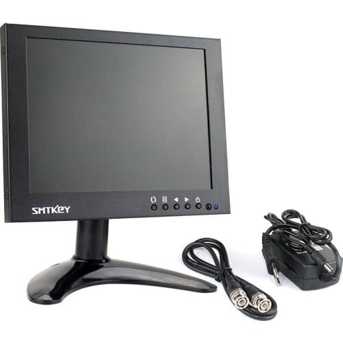 Metal monitor 800 x 600 computer mini monitor CCTV Monitor 7 inch TFT LCD Monitoring with VGA , BNC, AV Video input
