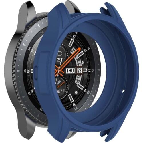 Silicone Soft Shell Protective Frame Case Cover Skin For Samsung Galaxy Watch 46mm Gear S3 Frontier Drop Shipping Support