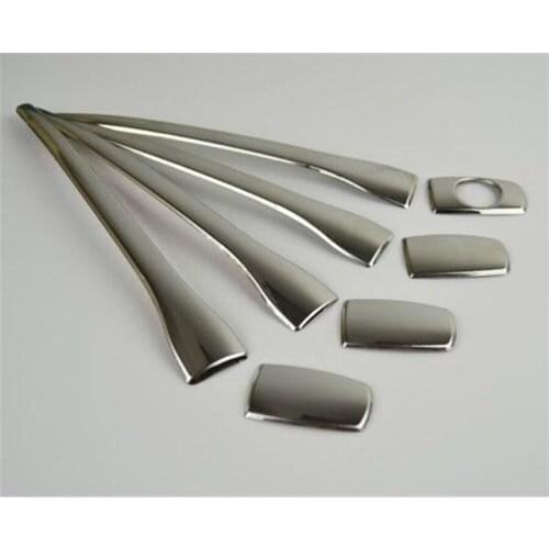 A Set /4PCS Stainless steel Decorative sequins for new Citroen C-Quatre Peugeot 3008 308 408 Special hand decoration frame