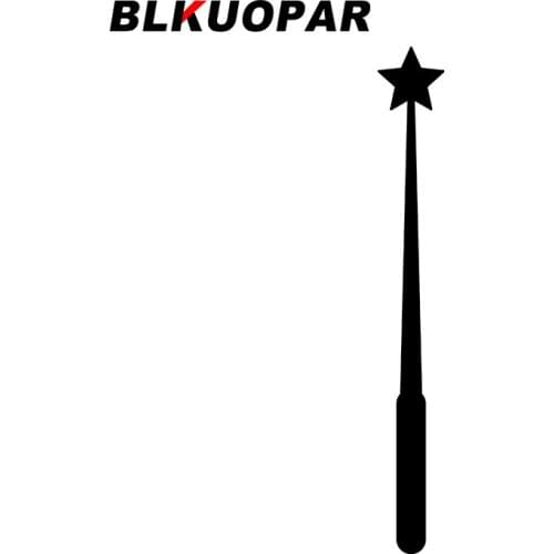 BLKUOPAR for Magic Wand Silhouette Car Stickers Waterproof Decal Bumper Car Assessoires Skateboard VAN Fashionable Decoration