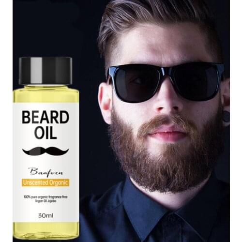 30ml Beard Oil Natural Organic Thick Anti-flaking Beard Care Oil Lasting Moisturizing Beauty Beard Growth Spray