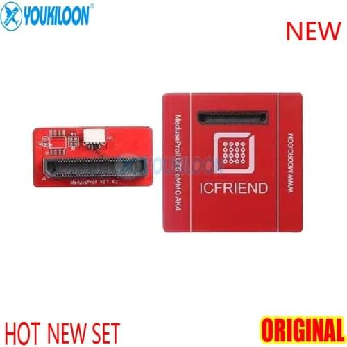 NEW Orriginal MOORC ICFRIEND new original MedusaProII eMMC UFS AK4+K2 Adapter for Medusa Pro II box