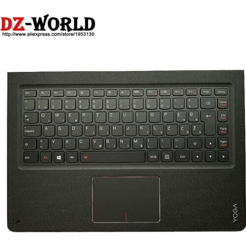 New Palmrest Upper Case With Slovenia Backlit Keyboard Touchpad for Lenovo Ideapad Yoga 900-13ISK ISK2 Laptop C Cover 5CB0K48446