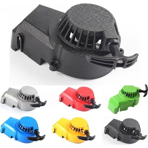 Full Color Aluminum Pull Starter For 2 Stroke 47cc 49cc Engine Mini Moto Dirt Bike Pocket Bike Gas Scooter ATV Quad Motorcycle