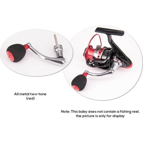 Sturdy Durable Fishing Reel Rocker Spinning Wheel Full Metal EVA Modified Handle Smooth Fishing Wheel Rocker Fishing Accessories