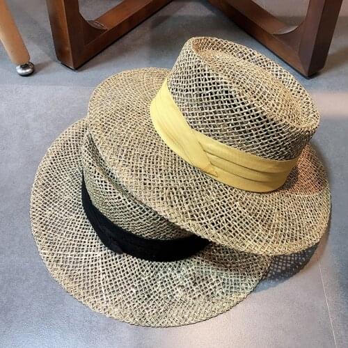 New Summer Hats for Women Sun Protection Beach Straw Hat Sombreros De Sol Chapeau Paille Gorro Cappelli Da Sole Wide Brim Cap