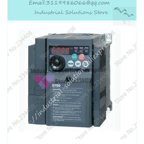 Input 3 PH 380V Output 3 PH Inverter FR-D740-5.5K-CHT 380~480V 12A 5.5KW 0.2~400Hz New Original