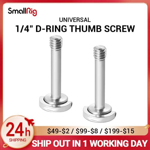 SmallRig Camera Screw Aluminum Alloy (1/4 inch Screw with D-Ring) - 1795