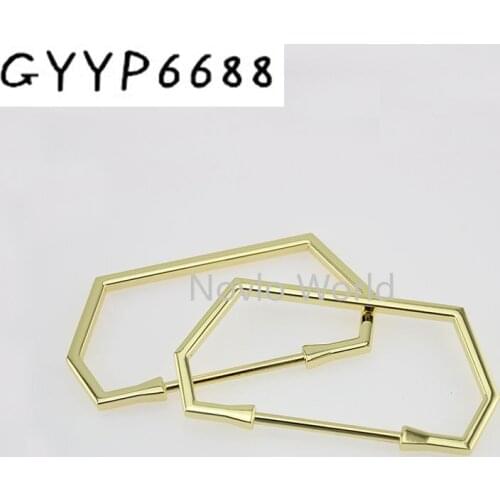 2 -10-20 pcs Trapezoid Shaped Metal Handle Bags For Women Girls Pu Leather Hasp Clutch Tote