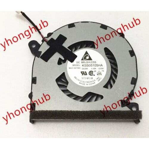 Delta Electronics KSB05105HA -CG50 DC5V 0.35A 3-wire Server Laptop Fan