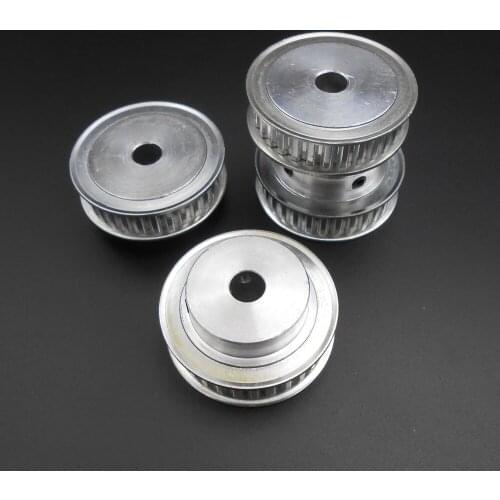 5PCS NEW HQ XL 30 Teeth Synchronous Timing Drive Belt Pulley Sheaves Wheel 10mm 30T 10MM Aluminum Alloy Driving Wheel *FD289X5