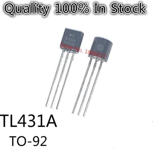50PCS-100PCS TL431A TO92 TL431 TO-92 431 Regulated triode