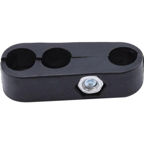 6 Pces/Set Black 7mm 8mm Car Spark Plug Wire Separators Dividers Looms Fit Auto Spark Plug Splitter