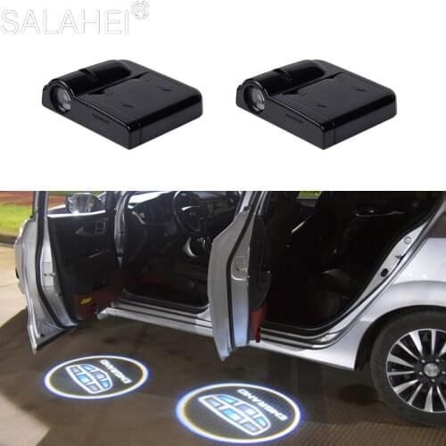 Car Led Welcome Laser Projector Shadow Light Wireless For Geely Atlas Coolray Mk Cross Boyue NL3 X6 EX7 Emgrand X7 SUV GS GT GC9