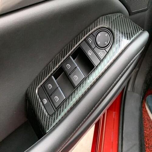 For Mazda Cx-30Cx30 2020 2021 StainlessSteel Window Lift Switch Button Cover Trims Door Armrest Panel Frame Interior Accessories