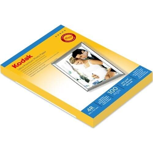 Kodak Ultra Premium Glossy, Bright 10x15 270Gr/sqm Photo Paper 100 Sheets