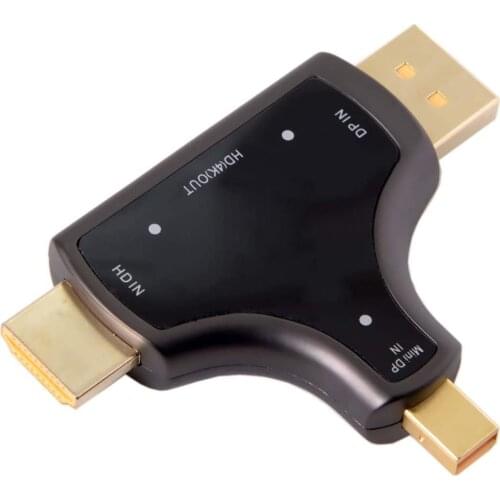 HD Displayport Mini DP 3in1 to HD Female Adapter 4K 2K for Laptop PC