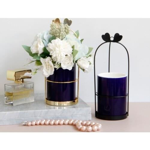 Ceramic Vase Decorative Flower Pot Planter Office Cafe Home Decor 3'x4