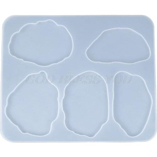 Crystal Epoxy Resin Mold Coaster Cup Mat Casting Silicone Mould DIY Crafts Table Decoration Jewelry Making Tools Drop Shipping