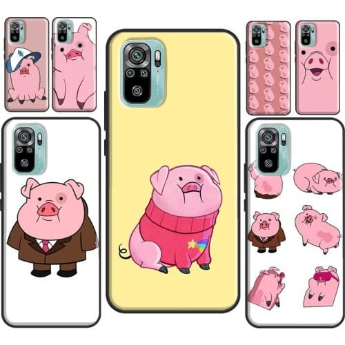 Cute PINK Kawai Pig For Xiaomi Redmi Note 9 Pro 8 8T 9S Note 10 Pro Cover For Redmi 9C 9A 9T K40 Phone Case