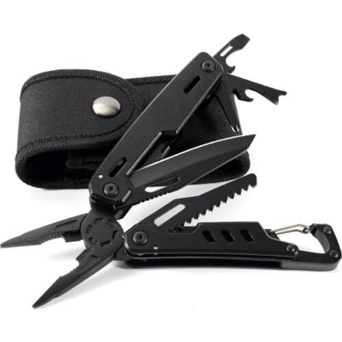 2021 Stainless Steel Multi-purpose Folding Pliers Outdoor Climbing Camping Portable Tool Multi-function Folding Pocket Knife