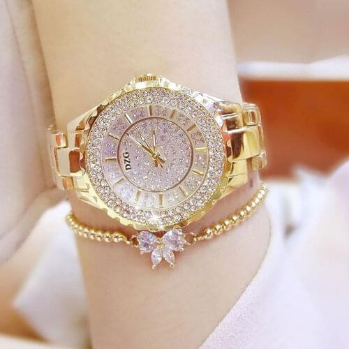 Fashion Rhinestone Women Watch Full Diamond Crystal Womens Luxury Female Quartz Watch Relojes Mujer Watch for Women