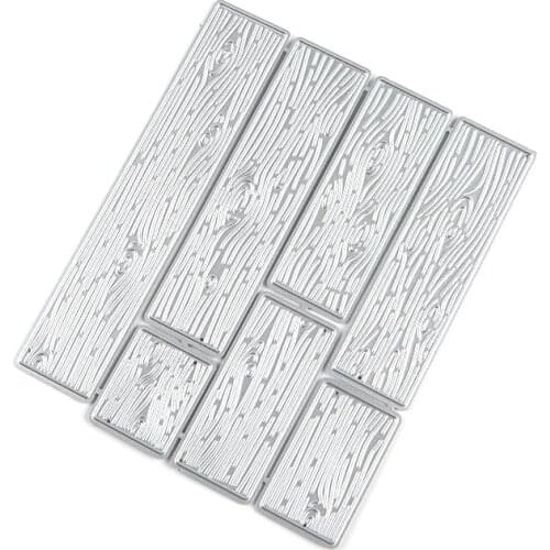 2021 New Wood Grain Metal Cutting Dies For DIY Craft Making Greeting Card Background Wall Scrapbooking Paper No Clear Stamps Set