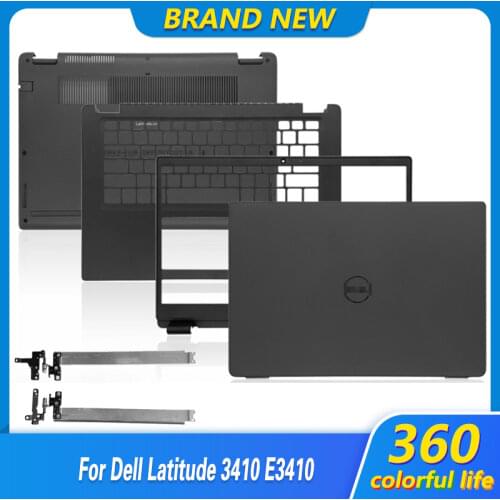 New Top Back Case For Dell Latitude 3410 E3410 LCD Back Cover/Front Bezel/Palmrest/Bottom Case Upper Case Black