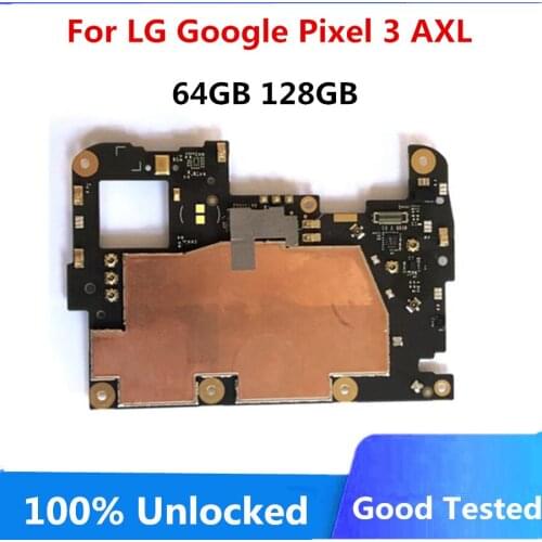Original For LG Google pixel 3 AXL Unlocked Motherboard Logic Board For LG Google Pixel 3 AXL With Android System Mainboard