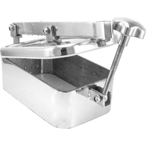 Sanitary SS304 Stainless Steel ManHole Cover with Lid Rectangular Quick Open Manhole Tank Manway Door Dairy Beer