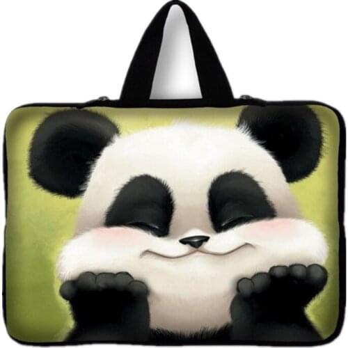 7 9.7 12 14 15 17 Panda Laptop Bag Tablet Sleeve Pouch For Notebook Computer Bag 13.3 15.4 15.6 17.3 For Macbook Air / Pro # #D
