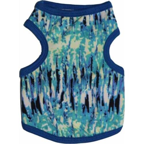 Pet Supplies Clothing New Fashion Handsome Leopard Print Stretch Comfortable Vest T-shirt Short Sleeve Puppy Dog Clothes