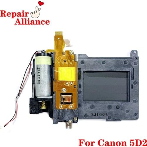 New Original Shutter Group with Blades Curtain Driver Motor Replacement Repair Parts For Canon 5D Mark II 5D2 5D Mark2 5DII SLR