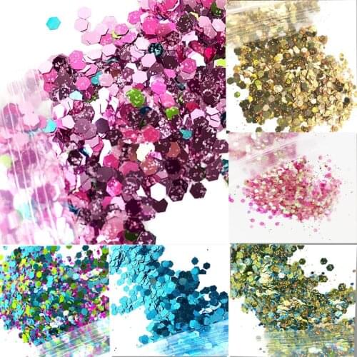 12 Colors Holo Glitter Festival 50g/ Unicorn Festival Face Chunky Glitter Party Make Up Cosmetic Glitters Body Carnival Decora