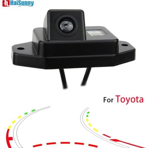 Car Rearview Parking Camera Intelligent Trajectory Dynamic Line For Toyota Land Cruiser Prado 2700 4000 120 Series ( 2005-2009)