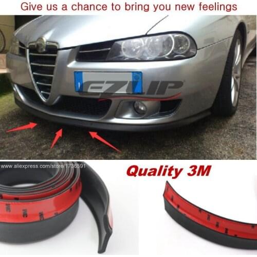 For Alfa Romeo MiTo AR Furiosa 2007~Onwork Car Surround Front Lip / Body Chassis Side Protection / Auto Modification Bumper Lip