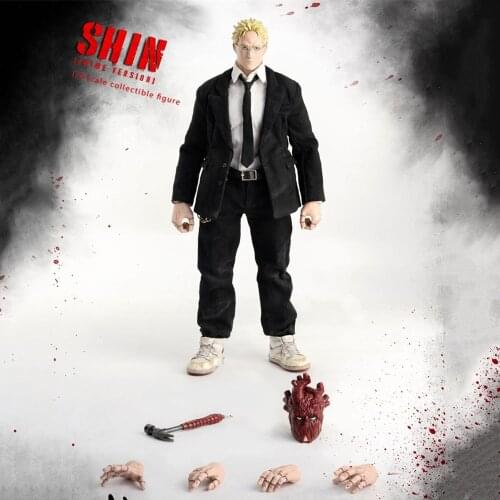 For Collection 1/6 Scale Collectible Threezero 3Z0151 Japanese Anime Monster City SHIN Male Action Figure 2 Heads Sculpt Model