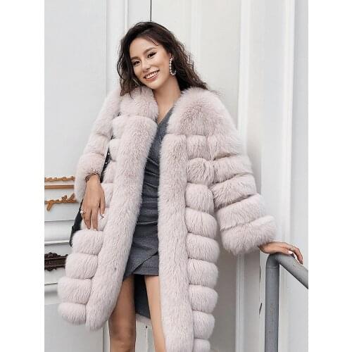 Double-faced Jacket Clothes Real Autumn Winter Coat Women Fox Fur Korean Jackets jaqueta feminina MY939