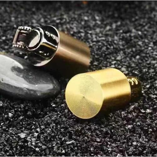 Mini Grinding Wheel Open Flame Kerosene Lighter Vintage Retro Creative Personality Lighter Smoking Accessories Gadgets for Men