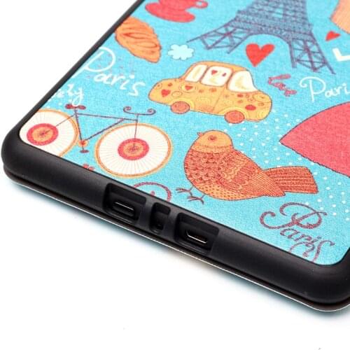 TPU Soft Case For Amazon Kindle Paperwhite 4 Smart Cover Painting eBook Case for Kindle Paperwhite4 with Auto Wake/Sleep QX2B