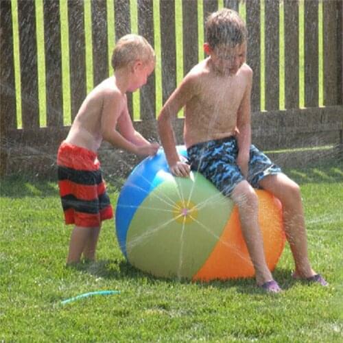 New Inflatable Spray Water Ball Childrens Summer Outdoor Swimming Beach Pool Play The Lawn Balls Playing Toys