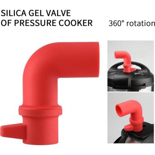 Pressure Cooker Steam Diverter Release Valve Accessories 360 Rotating Silicone Instant Pot Pressure Cooker Steam Release Pipe