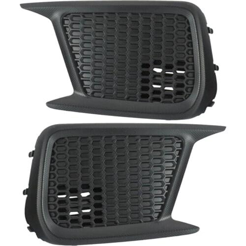 Front Bumper Fog Light Grille Lamp Grill Bezels Cover for Subaru WRX STI 2018-2020