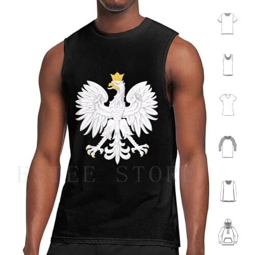 Polish Emblem-Polska Poland-Herb Polski Tank Tops Vest Sleeveless Polish Emblem Polska Poland Herb Polski Coat Of Arms