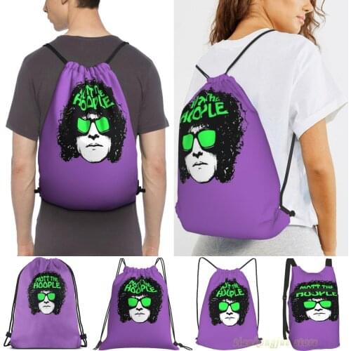 Men Sackpack Strap Bags Mott The Hoople Women Purpose Drawstring Backpacks Outdoor Travel Backpacks For Gym Training Fitness Bag