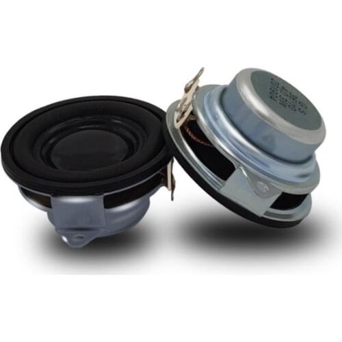 SOTAMIA 2Pcs 36mm Full Range Mini Speaker 4Ohm 3W DIY Multimedia Bluetooth Music Sound Amplifier Speaker Rubber Side Loudspeaker