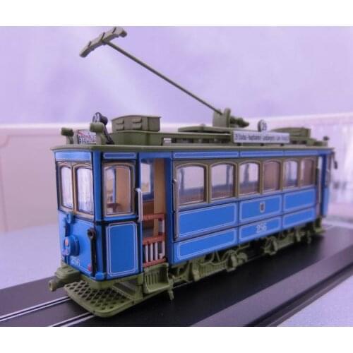 Free Shipping Static car models HO 1:87 resin tram static model A2.2 (RATHGEBER) 1901 home decoration not a toy