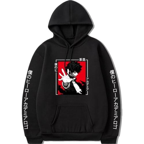 My Hero Academia Dadi Hoodies Sweatshirt Boku No Hero Academia Anime Unisex Oversized Hoodie Winter Clothes Women