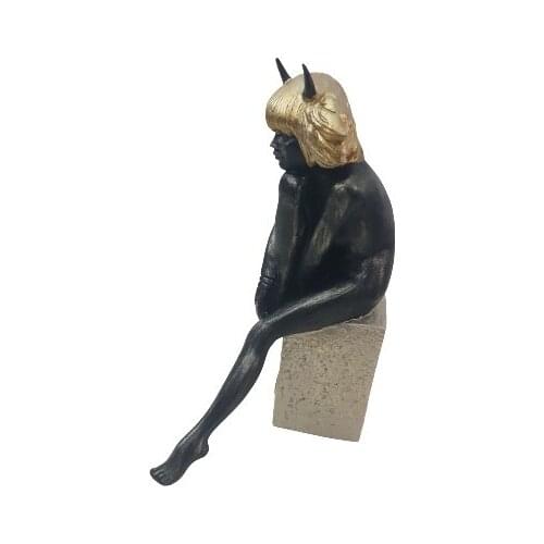 EU HOME DECORATION AROSE BULL SIGN DECOR TRINKET